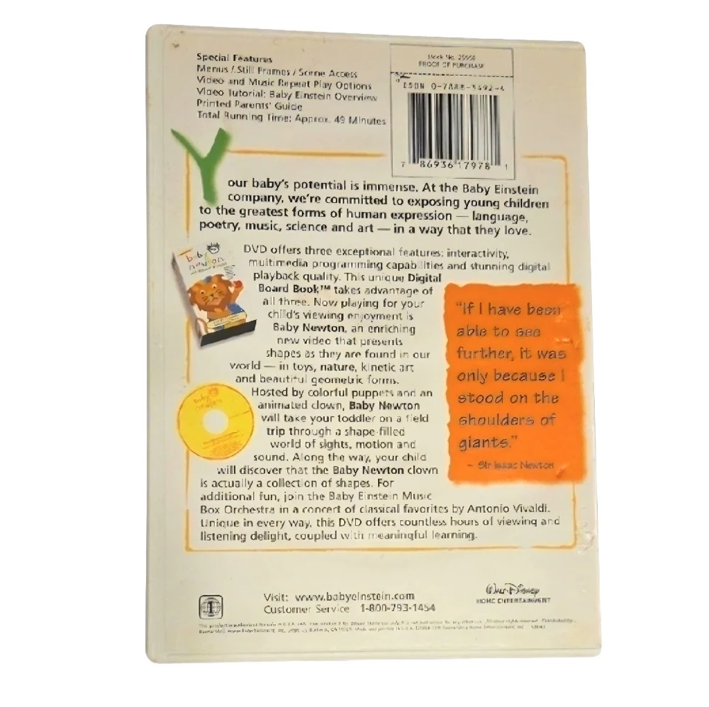 Baby Newton All About Shapes DVD